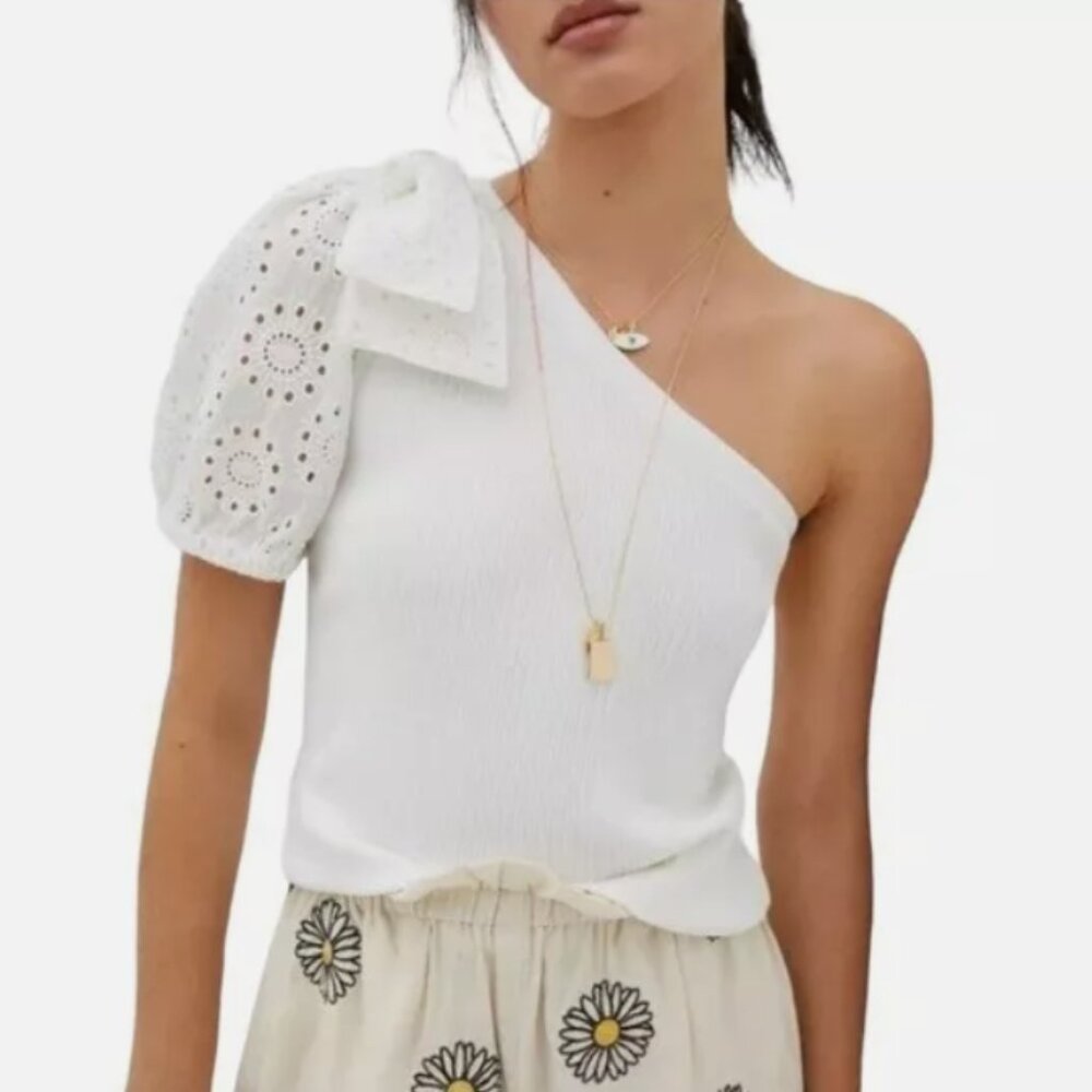 Porridge from Anthropologie one shoulder top, size m, nwt